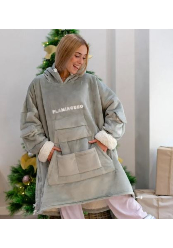 Sudadera Manta Gris