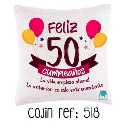 Cojín 50 años