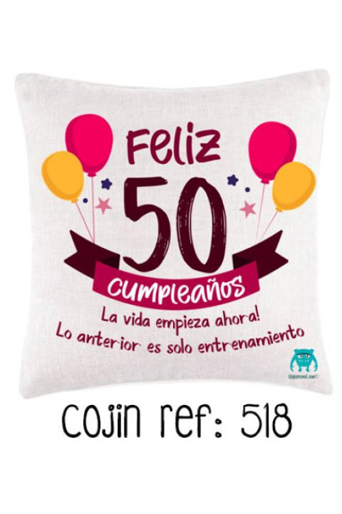 Cojín 50 años