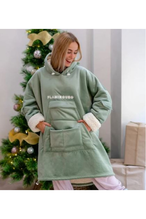 Sudadera Manta Verde