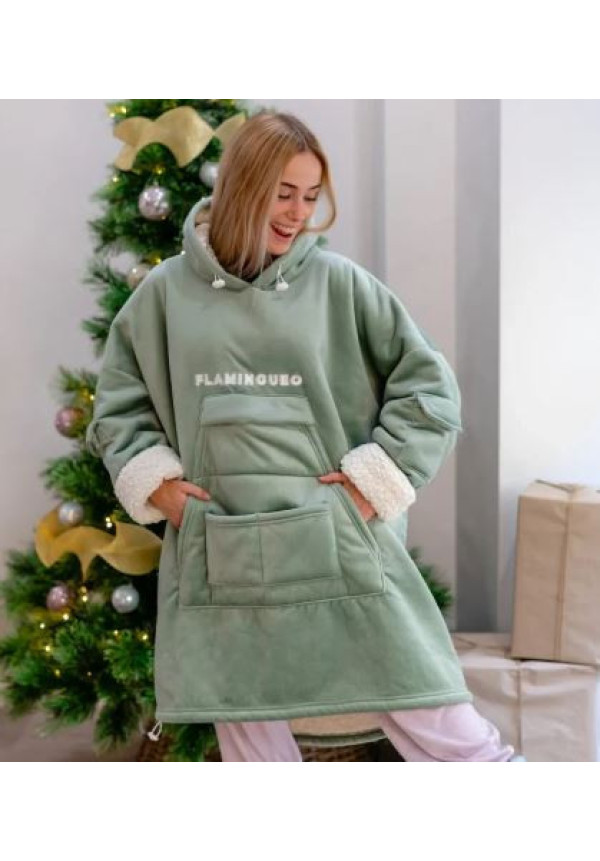 Sudadera Manta Verde