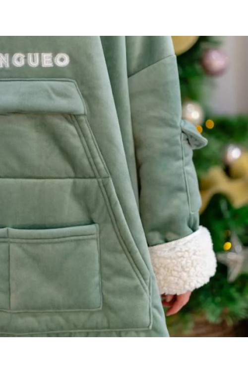 Sudadera Manta Verde