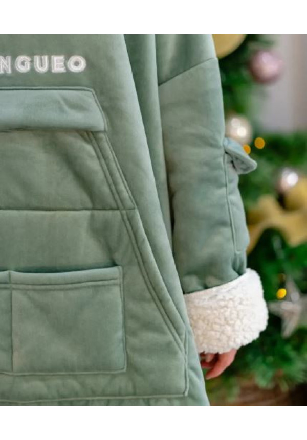 Sudadera Manta Verde