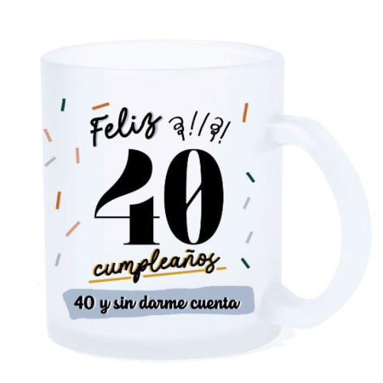 Taza 40 años