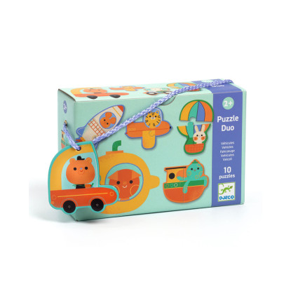 Puzzle dúo Vehículos
