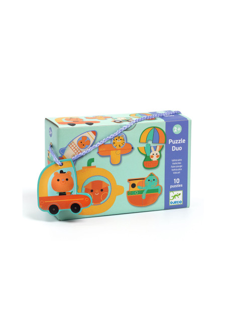 Puzzle dúo Vehículos