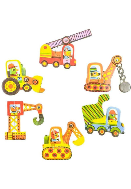 Puzzle Vehículos Articulados