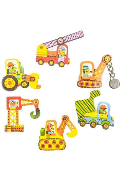 Puzzle Vehículos Articulados