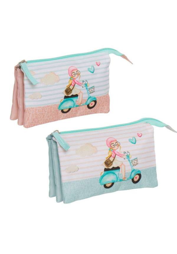 Estuche triple