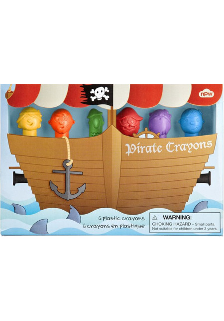 Piratas crayons