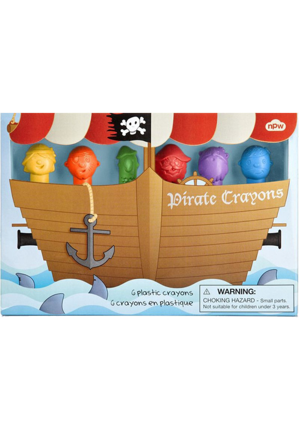 Piratas crayons