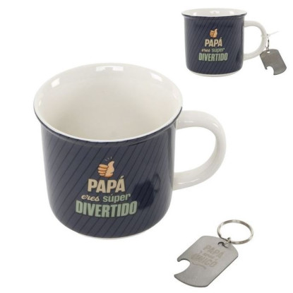 Taza con abridor