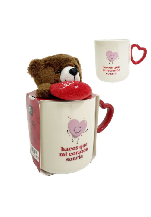 Taza con Peluche