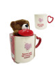 Taza con Peluche