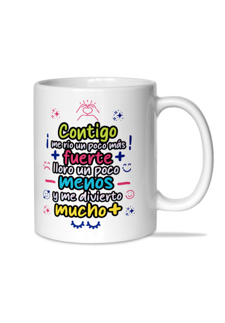 Taza Contigo me río