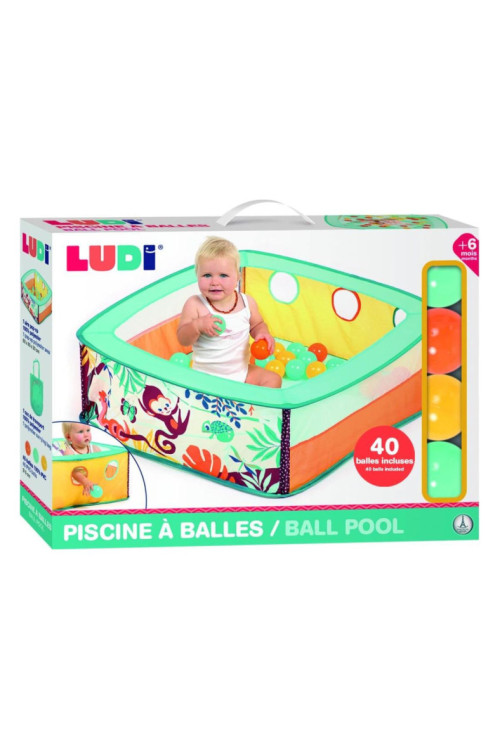 Área de juego con pelotas