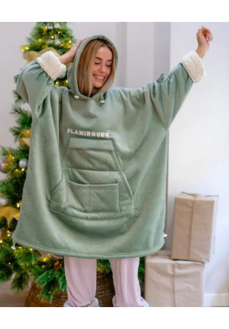 Sudadera Manta Verde