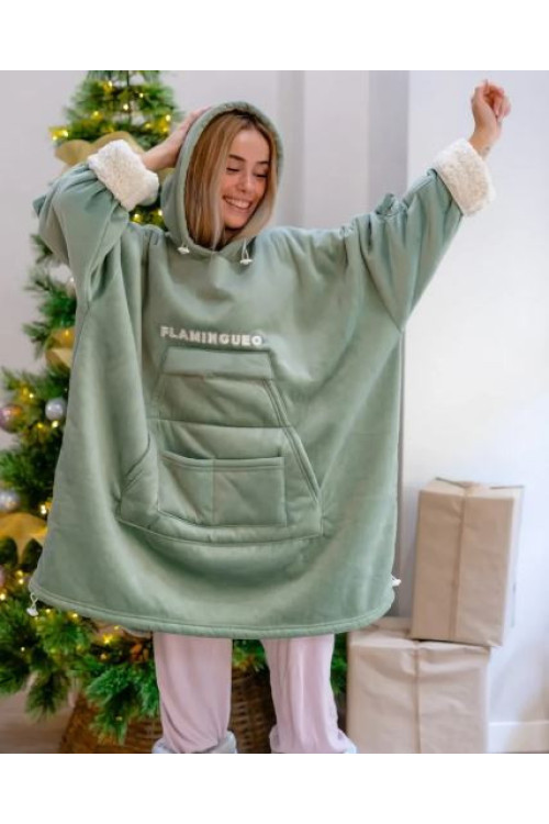 Sudadera Manta Verde