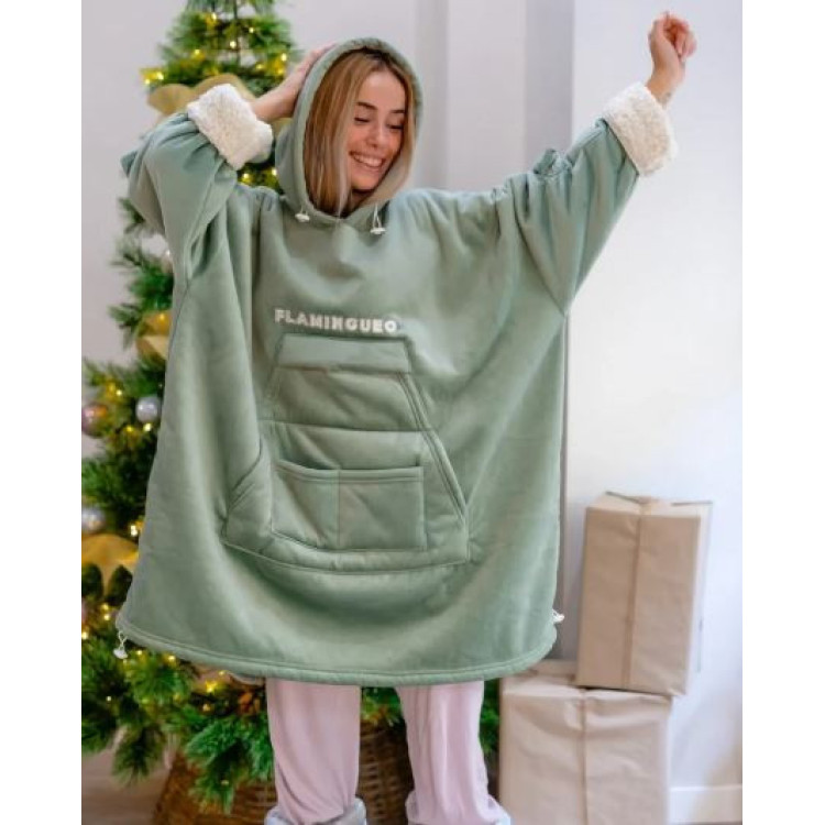 Sudadera Manta Verde