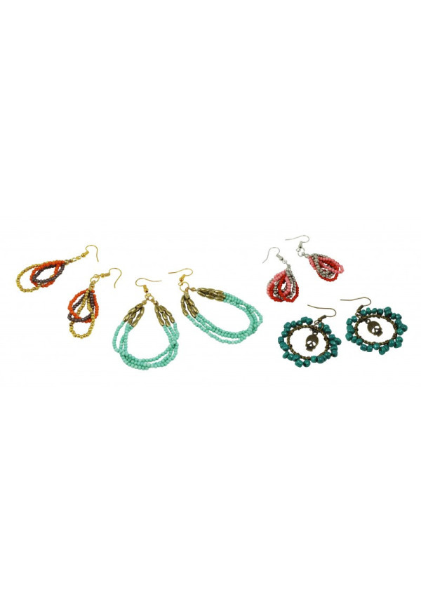 Pendientes con Abalorios