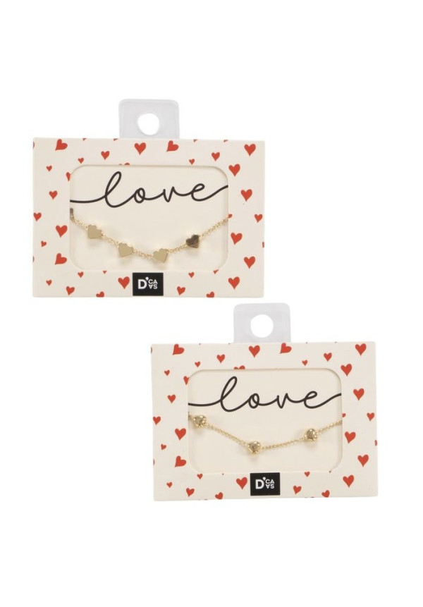 Pulsera Corazones
