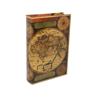 Libro-Caja Fuerte Mapamundi