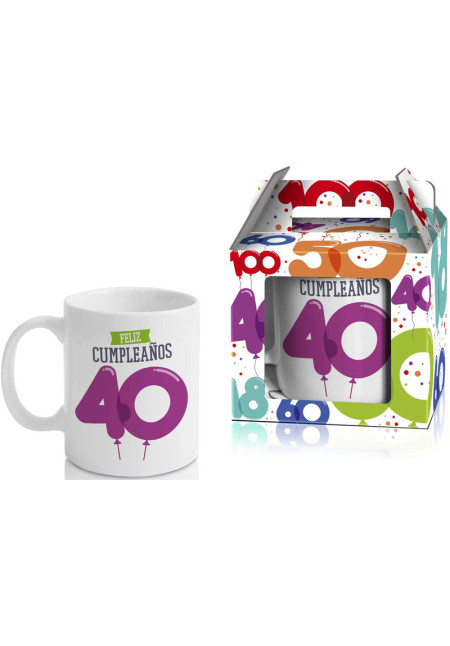 Taza 40 Cumple