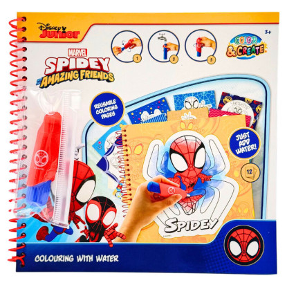 Pinta Agua Spiderman