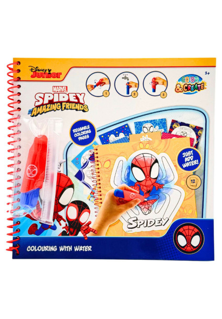 Pinta Agua Spiderman