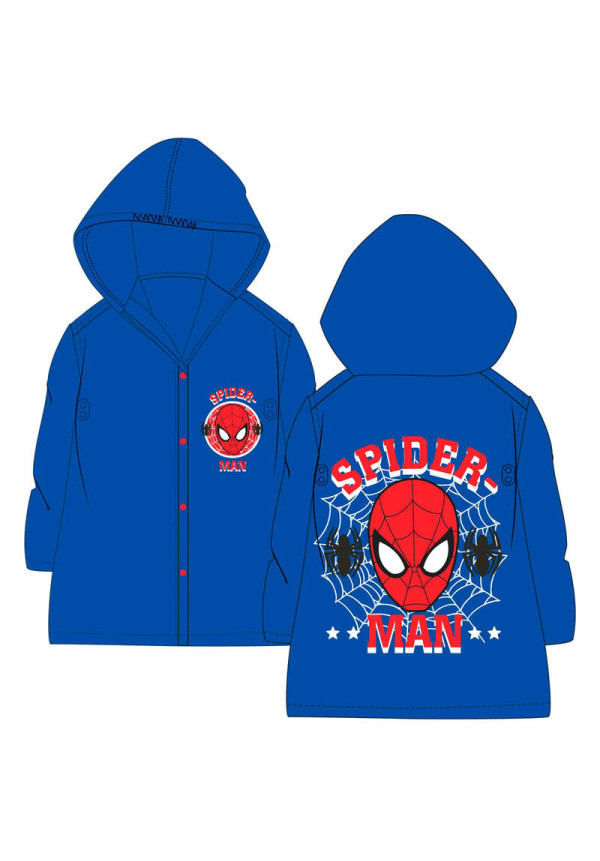 Chubasquero Spiderman Talla 3/4 años