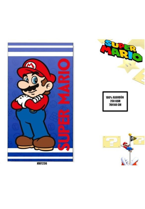 Toalla Super Mario