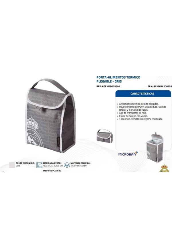 Porta alimentos R.Madrid