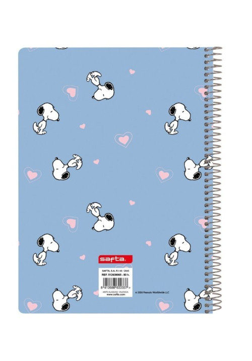 Libreta Snoopy