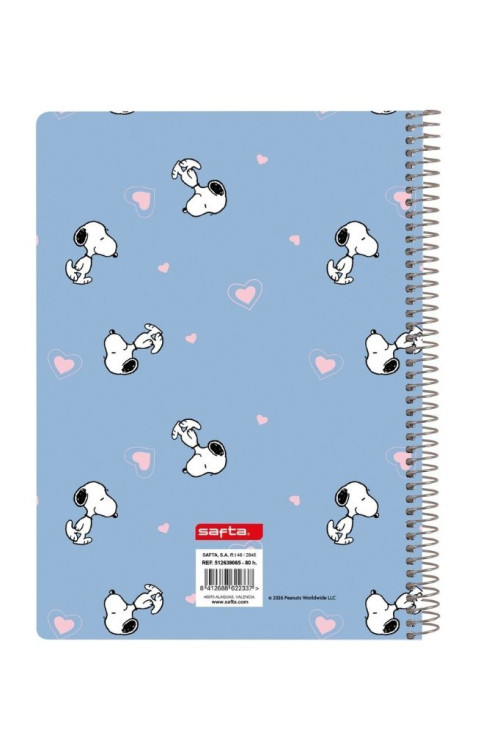 Libreta Snoopy