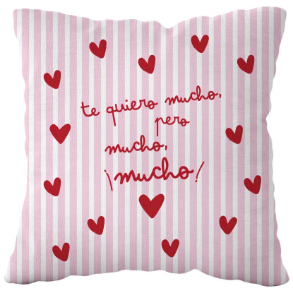 Cojín Te quiero