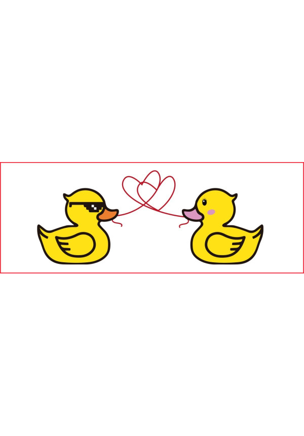 Taza LED Patos