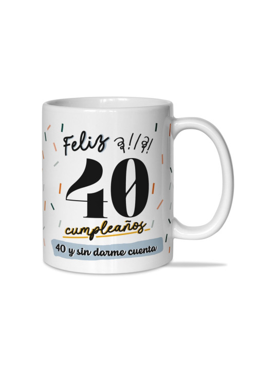 Taza Feliz 40