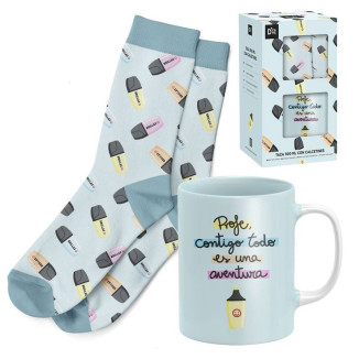 Set Taza y Calcetines