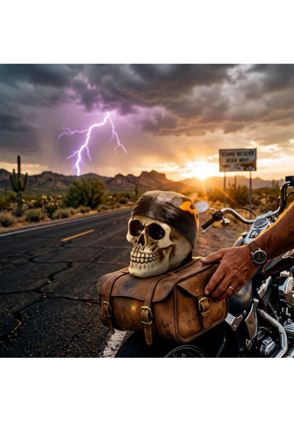 Calavera Motorista